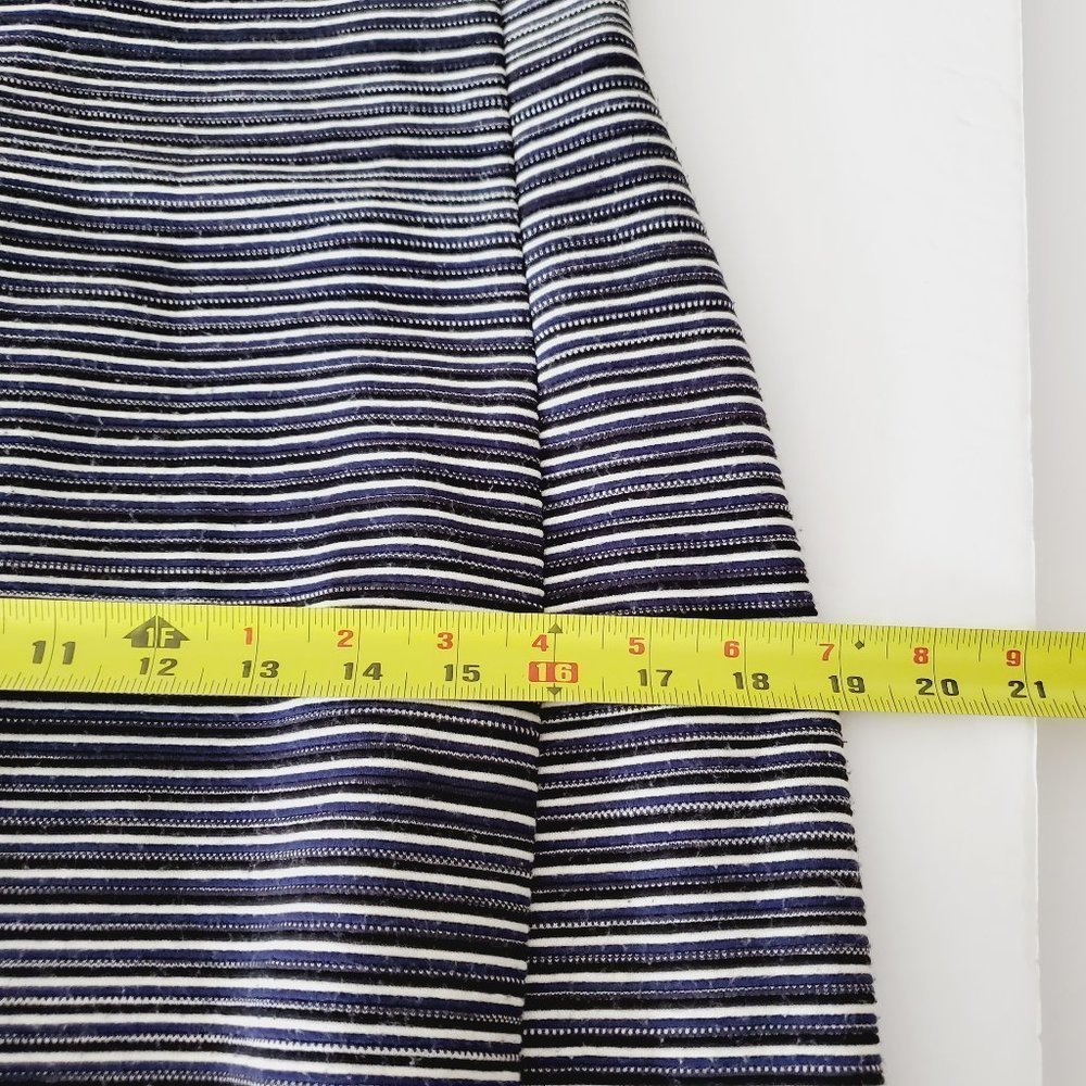 BANANA REPUBLIC Striped Fit & Flare Retro Dress - Picture 9 of 12